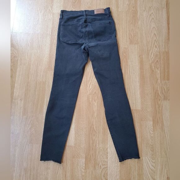 MADEWELL | 9-inch High Waist Skinny Jeans - size 26 in Black Sea - Picture 7 of 14